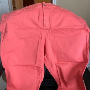 NYDJ Plus Size 22W Stretch Lift &Tuck Coral Ankle Pants